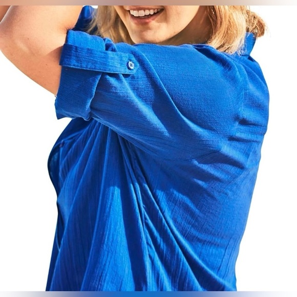 โBLUE SWIM COVER UPโ Size 3xโ - Picture 4 of 14